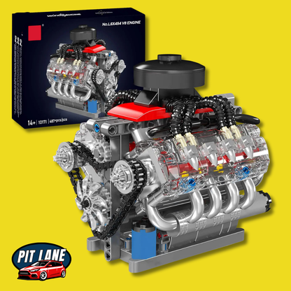 487-piece V8 Engine Model Kit by Pitstuff™